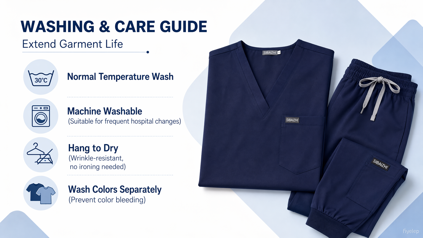 Women's Plus-Size Scrub Set, Solid Stand-Up Collar Top and Pants, Minimalist Polyester Spandex Workwear, Scrubs For Women